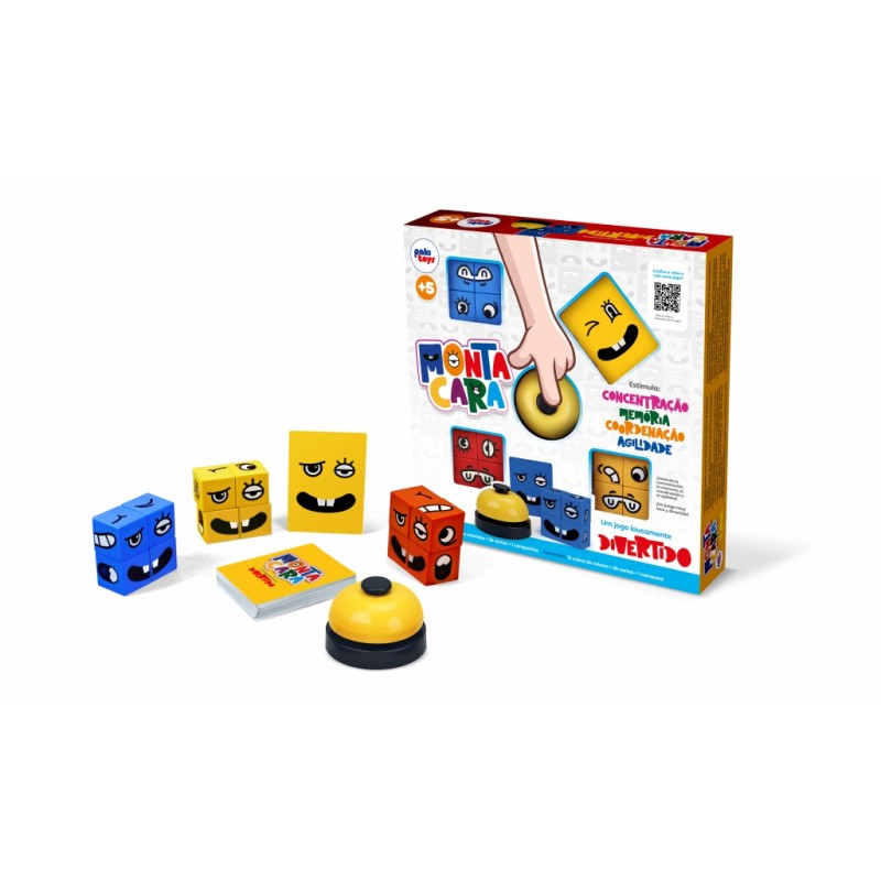 Jogo montessori monta cara blocos com campainha - Pakiplast - Outros Jogos  - Magazine Luiza