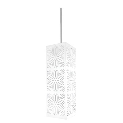 Lustre Pendente Renda 101 Branco Taschibra