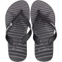 Chinelo Sandalia Rider Feel Urban Preto Com Grafite