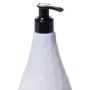 Porta Sabonete Liquido Martelado 280 Ml Branco Plasutil