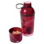 Shakeira Vip Fitness Bordo 600 Ml C/ Compartimento Plasutil