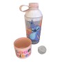 Shakeira Vip Fitness Disney Stitch 600 Ml C/ Compartimento Plasutil